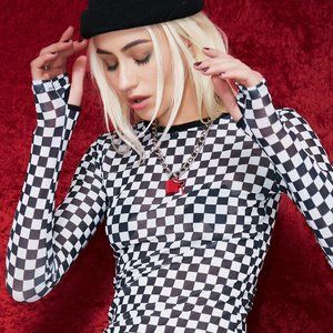 Current Mood Mesh top